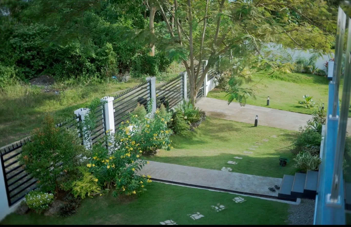Airbnb outdoor garden view