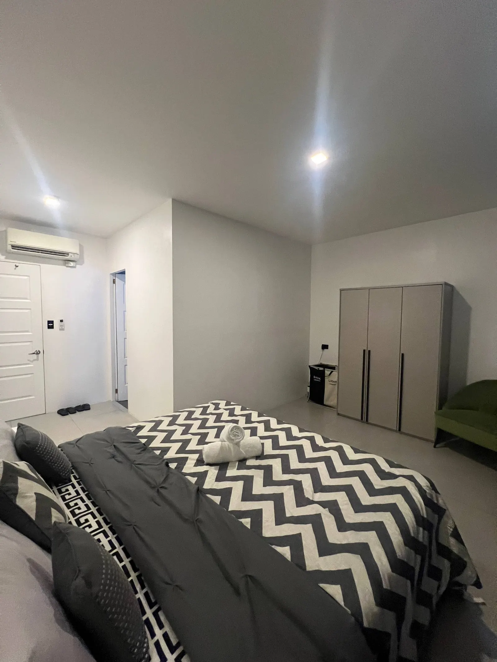 Master bedroom view from entrance